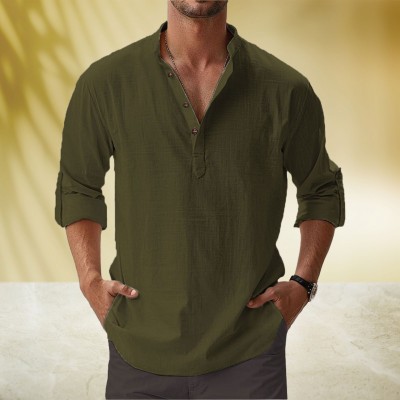 Men's Premium Cotton Katua OLIVE